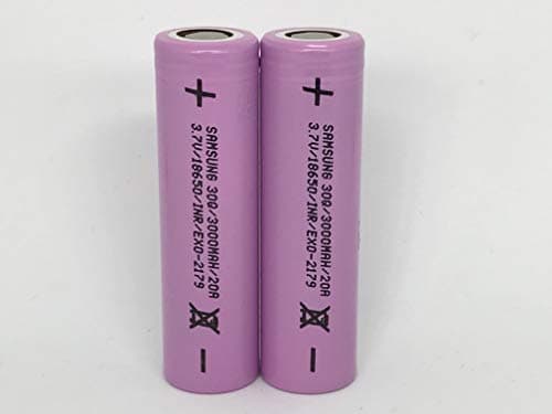 Samsung 30Q 15A 3000mAh Battery Includes Storage Case - COMPLIANT VERSION (2 Batteries)