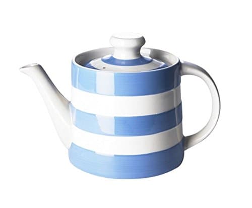 Cornishware Blue and White Stripe Classic Teapot, 3 to 4 Cup
