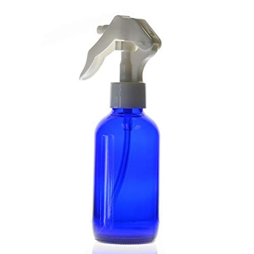 4 Oz (120ml) Cobalt Blue Glass W/mini Trigger Sprayer- Pack of 4