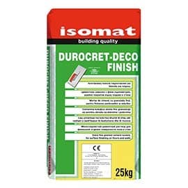 DUROCRET-Deco Finish 25kg-microcement Coating for Very Smooth Surface Finishing on Floors and Walls (White)