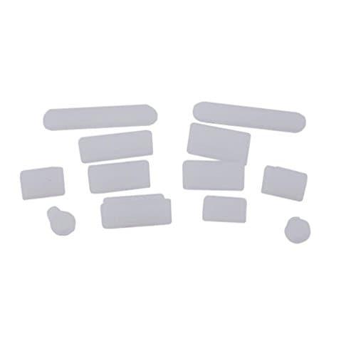 Anti dust Plug Protection Set For Apple MacBook Pro With RETINA 13" Or 15" And MacBook Air 11" Or 13" Port Antidust Accessories FREE When Ordering Eican MacBook Hard Shell Case (Clear)