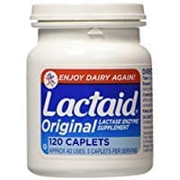 Lactaid Original Strength Lactase Enzyme Supplement, Caplets - 120 Ea (pack of 1) image may vary