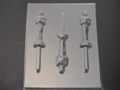 Award Statue Chocolate Candy Lollipop Mold