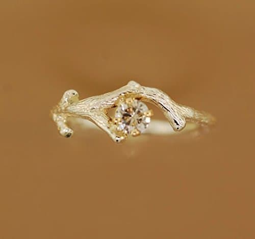 Branch Bud with Forever Brilliant Moissanite