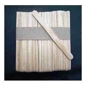 100 PLAIN WOODEN STANDARD LOLLY STICKS by Ark