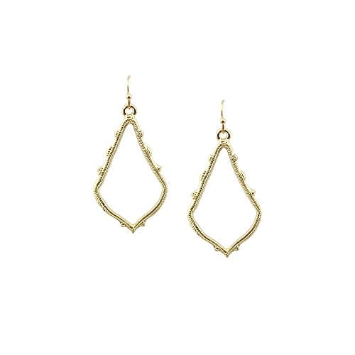 Gold Moroccan Drop Earrings
