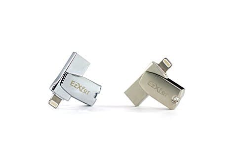 iDealz EzXfer USB 2.0 & Up Mobile Flash Drive For iPhones, iPads, iPods & Computers (With 8 pin Lightning Connector) - GOLD (16 GB)