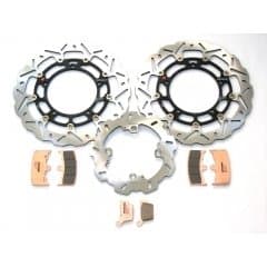 Braking Wave Brake Disc Set/Complete Set for Triumph Daytona 675 (D67LC, Year of Manufacture 2006