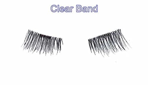 False MAGNETIC Eyelashes Foruchoice 1 Pair 4 Pieces 0.2mm Ultra Thin Fake Mink Eyelashes for Natural Look Reusable Best Fake Lashes