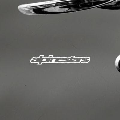 WINDOW AUTO DECOR HOME DECOR MACBOOK ART DECAL STICKER HELMET WHITE WALL ALPINESTARS ALPINE STAR LAPTOP CAR