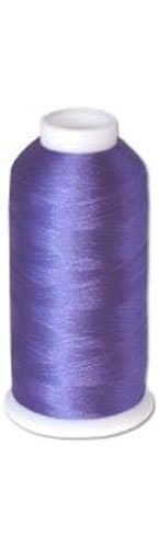 1 cone of Commercial Polyester Embroidery Thread Kit - Deep Violet P605 - 5500 yards - 40wt
