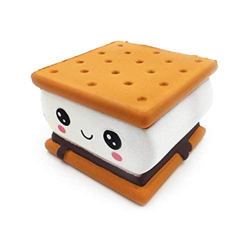 VIDOO S'More Chocolate Biscuit Squishy 9.5 * 9 * 6CM Licensed Slow Rising With Packaging Collection Gift
