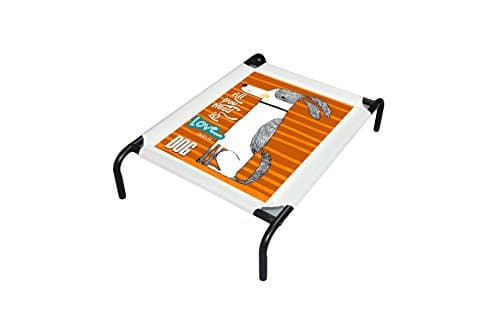 Designer Elevated Dog bed with breathable mesh fabric and heavy duty steel frame. (MEDIUM)