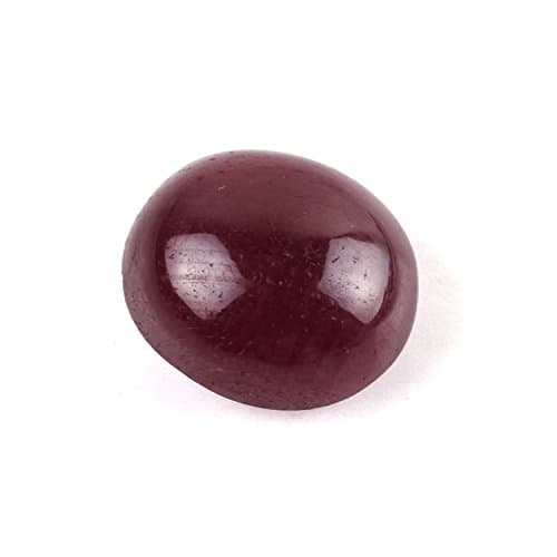 Neerupam collection natural red ruby 15 carat oval shape cabochone gemstone for jewelry making astrological purpose