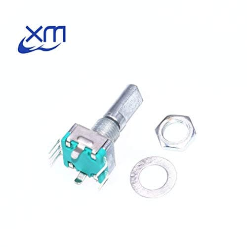 Original,Rotary encoder,code switch/EC11/ audio digital potentiometer,with switch,5Pin, handle length 20mm,