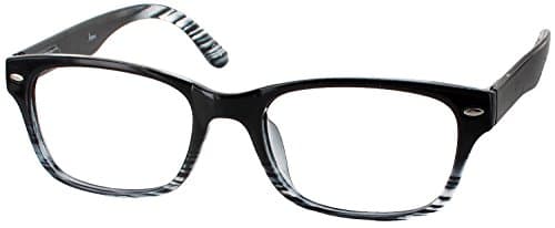 Get Smart Single Vision Full Frame Designer Reading Glasses, Phoneshoe Black, +2.00