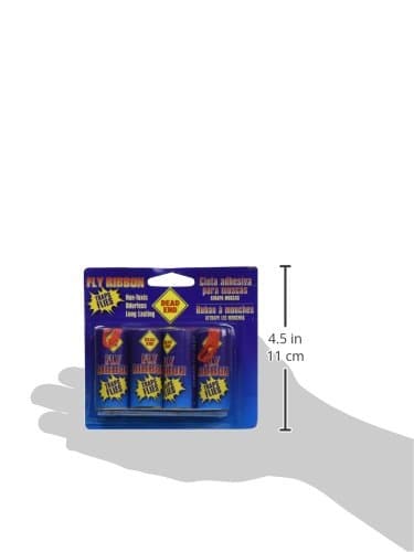 Dead End Fly Ribbon. Non-toxic, Odorless, Long Lasting, 4 Ribbons
