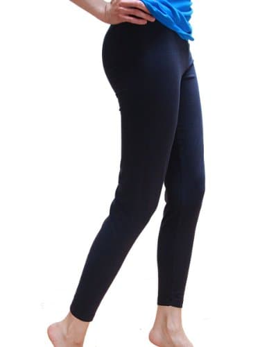 Cotton Spandex Jersey Legging 8328 (Large, Navy)