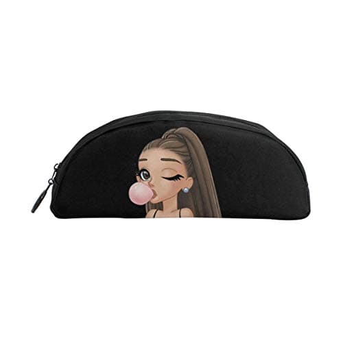 Ari-Ana Cute Gran-De Students Super Large Capacity Canvas Pencil Case Pen Bag Pouch Stationary Case Makeup Cosmetic Bag