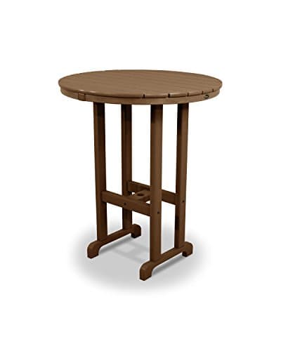 Trex Outdoor Monterey Bay Round Bar Table Table Size: 36", Color: Tree House