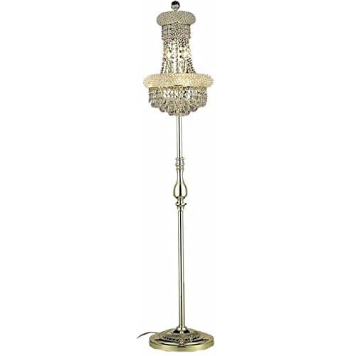 Elegant Lighting Primo 58" 6 Light Elegant Crystal Floor Lamp