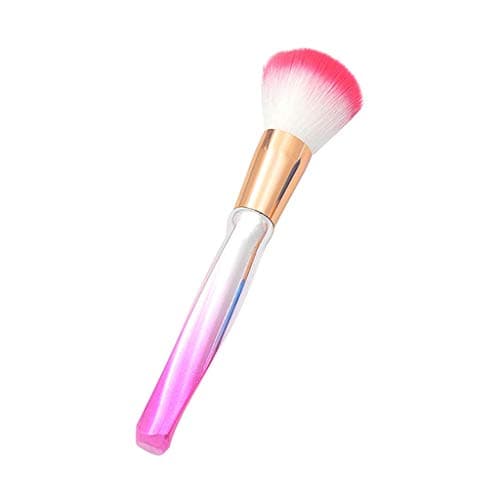 TheRang Single Spiral Diamond Handle Plastic Handle Cosmetic Blush Powder Brush
