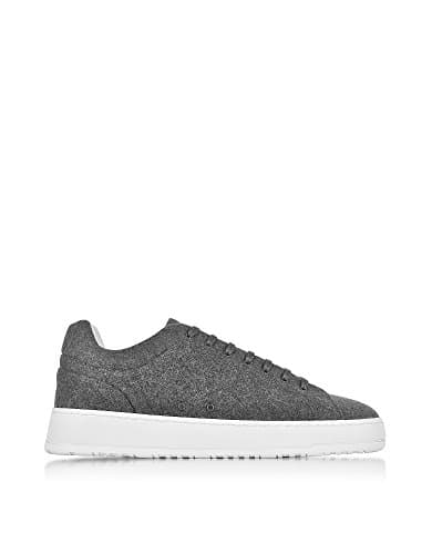 ETQ AMSTERDAM MEN'S LOW4WOOLASH GREY WOOL SNEAKERS