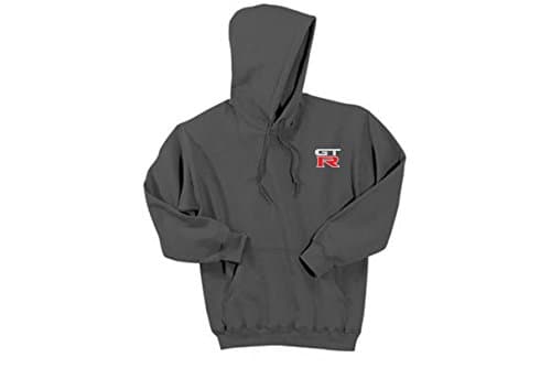 Nissan Custom GTR Pullover Hoodie Charcoal-Large