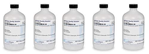 LabChem LC242701 Sodium Hydroxide Solution, 0.1N (0.1M), 500 mL Volume (Fіvе Расk)