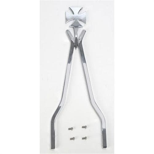 Cycle Visions 30 Chrome Crosstude Stick Sissy Bar Insert For Harley-Davidson Softail and Sportsters with 150 rear tire