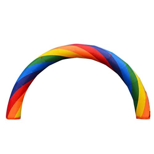 BMGIANT New Inflatable Rainbow Arch without Fan 8M