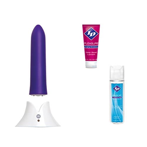 Sensuelle Point (Purple) 20 Function Bullet - Purple Powerful & Rechargeable + Free Special Lube Sampler