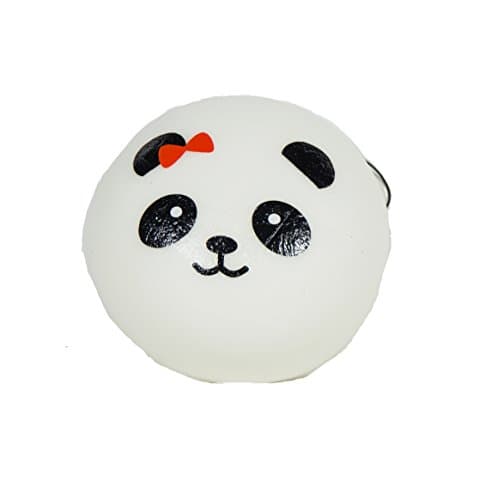 CharmsLOL Jumbo Panda Squishy With a Red Bow