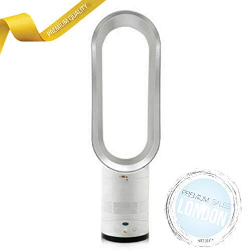 Bladeless Fan Premium PSL With Remote Control Air Flow (Silver)