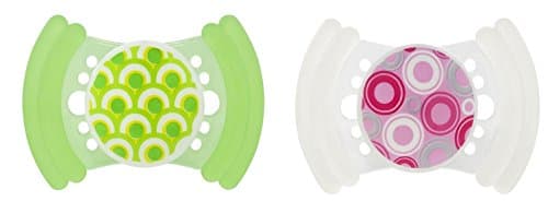 MAM SOFT BPA Free Silicone Pacifier, 6= Months, 2 Count (Colors and Designs May Vary) 3 PACK