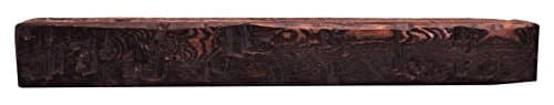 Dogberry Collections Solid Timber Mantel Fireplace Shelf, 48", Mahogany