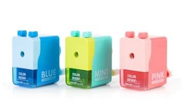 New Colorful Mini Pencil Sharpener High Quality Preschool Shape Compact size Portable light weight easy to use Gift for kids Baby Educational