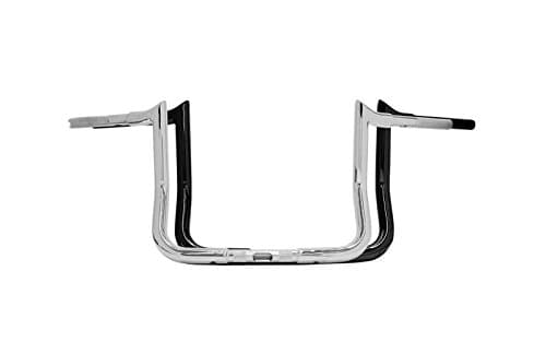 Chrome 12" Santee Diablo Monkey Bagger Bars Ape Hangers Harley Touring FLH FLHX