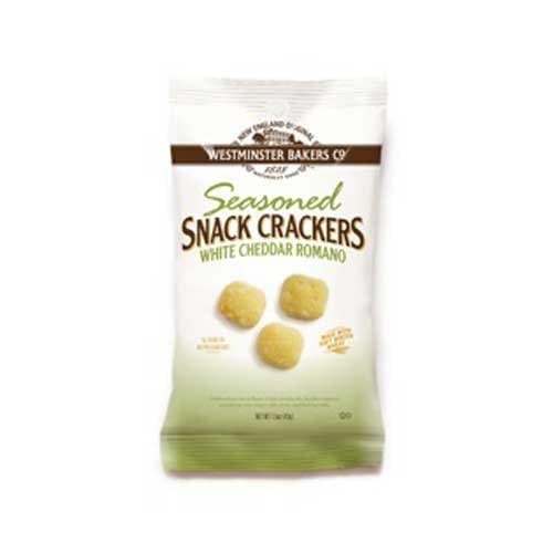 Westminster Cracker Cheddar Romano Oyster Cracker, 1.5 Ounce -- 72 per case.