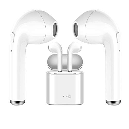 zhuorui Bluetooth Headset, Wireless Headset Wireless Sport Headset Stereo Headset with Portable Charger for iPhone 8.8 Plus, X, 7.7 Plus, 6S, 6S Plus