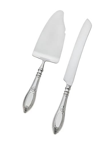 Ricci Argentieri Donatello Stainless 2-Piece Cake Set - Server & Knife