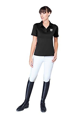 Noel Asmar Women's Polo Shirt Black Medium