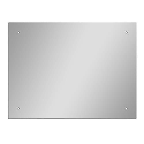 Glossy Gallery Rectangle Shatterproof Acrylic Safety Mirror with Screw Mount Set - 12in x 16in