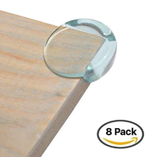 The Hamptons Baby Large Caring Corners 8-pack Premium Clear Corner Protectors and Furniture Bumpers. Child Proofing "MUST HAVE" | No More Worrying, Our ChildProof Products Are The Best!