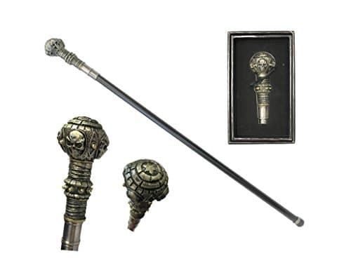 Skull walking cane 37" Halloween Props Canes