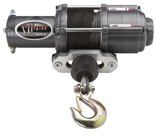 Viper Max 4500lb UTV Winch &amp; Custom Mount for Kawasaki Teryx 4 with BLACK AmSteel®-Blue Synthetic Rope