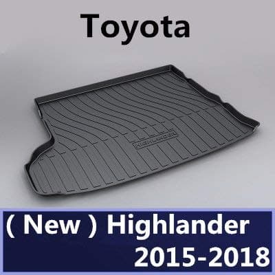 Car Boot Pad Carpet Cargo Mat Trunk Liner Tray Floor Mat Tray Floor Carpet For Toyota 2010 2012 2013 2014 2015 2016 2017 2018 TPO material (（Old） Camry) zghzsc