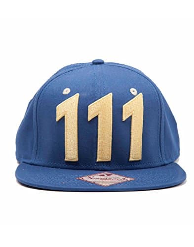 Fallout 4 vault 111 PS4 Xbox Official New Blue Snapback Baseball Cap