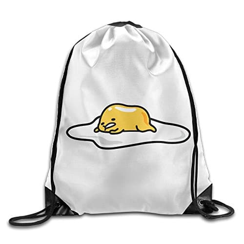 Cute Cartoon Gudetama Lazy Yolk Drawstring Backpack Backpack Bags