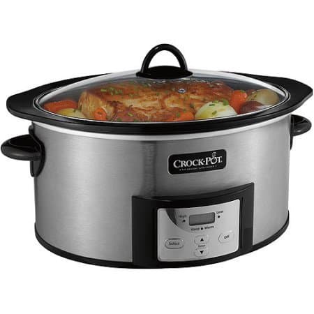 6-Quart Programmable Slow Cooker with Stovetop-Safe Cooking Pot, SCCPVI600-S-WM1